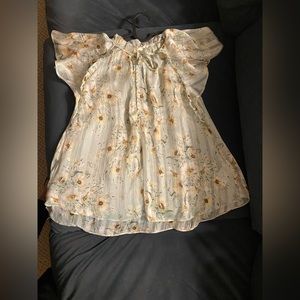 Beautiful floral print blouse